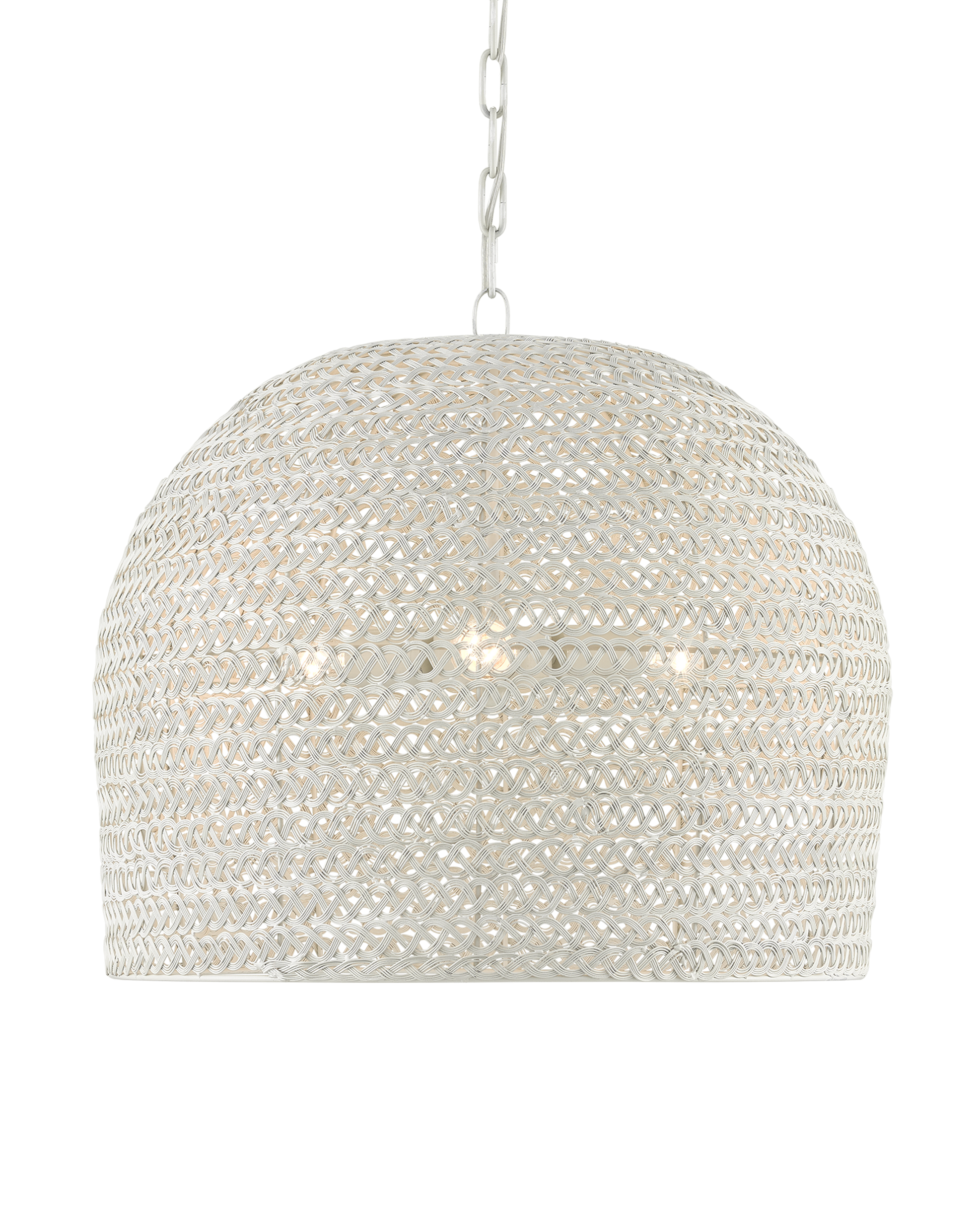 Piero Medium White Chandelier