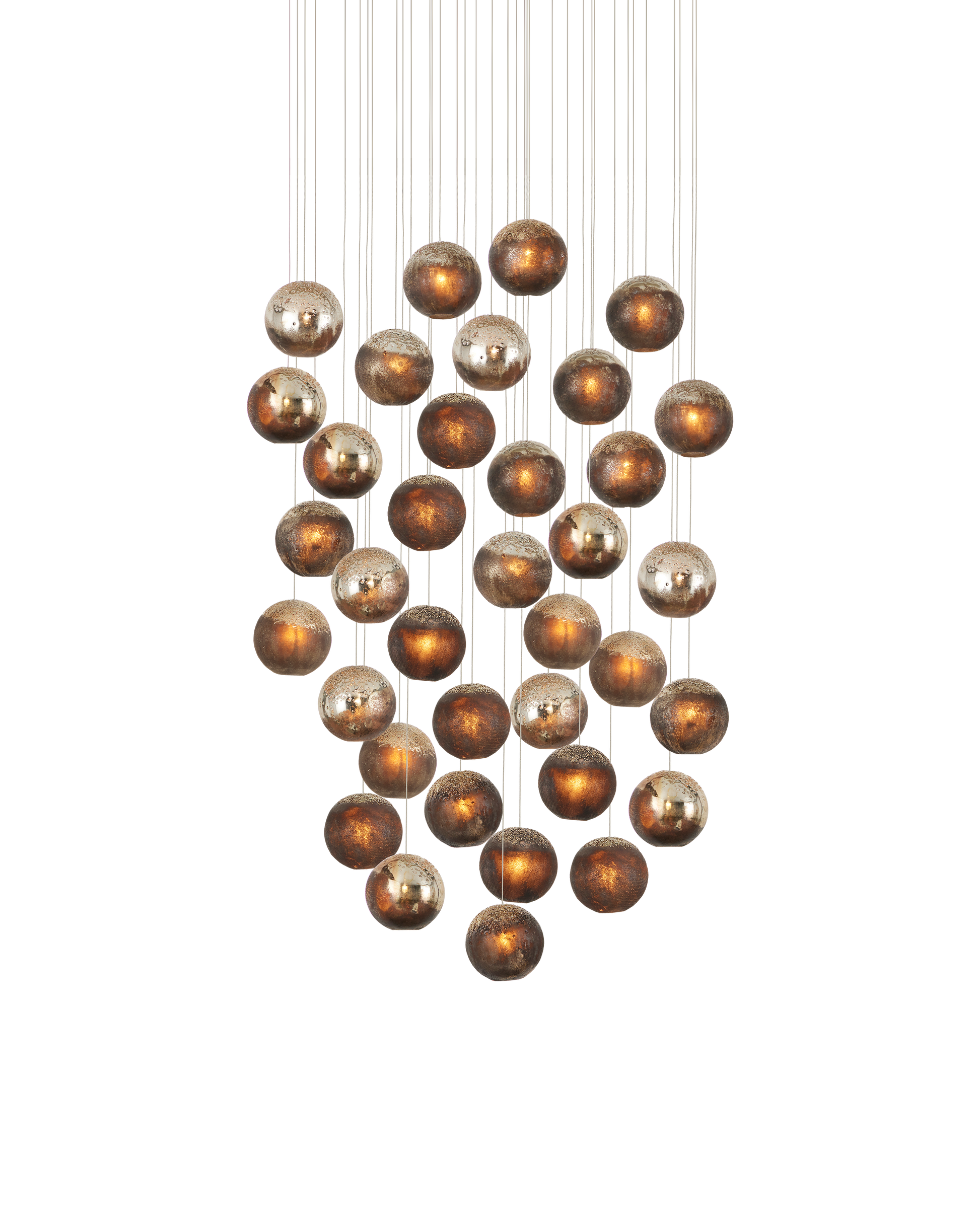 Pathos 36-Light Round Multi-Drop Pendant