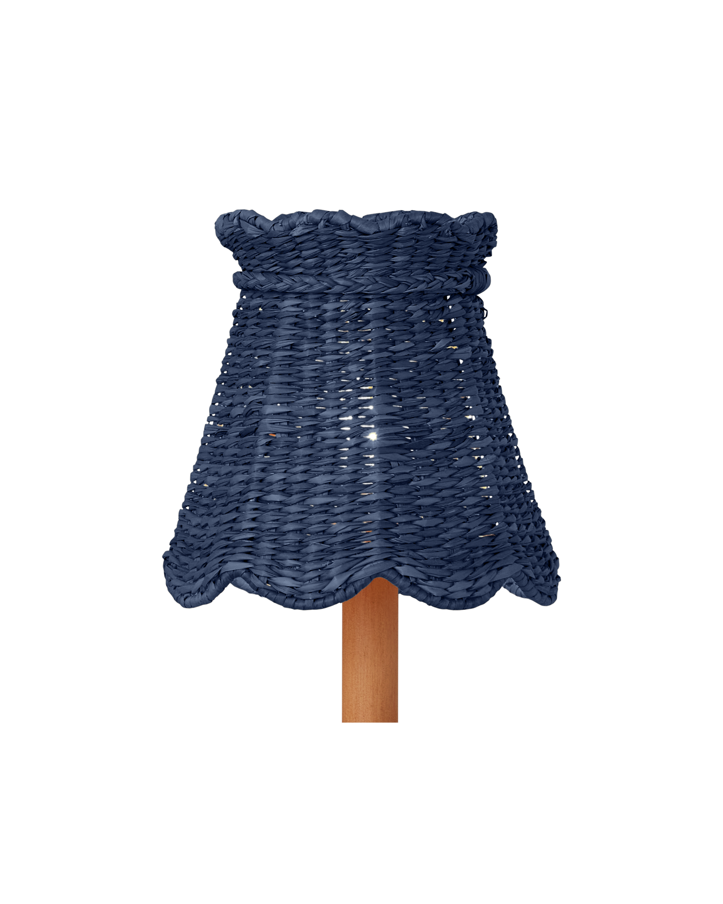 Annabelle Indigo Tapered Chandelier Shade