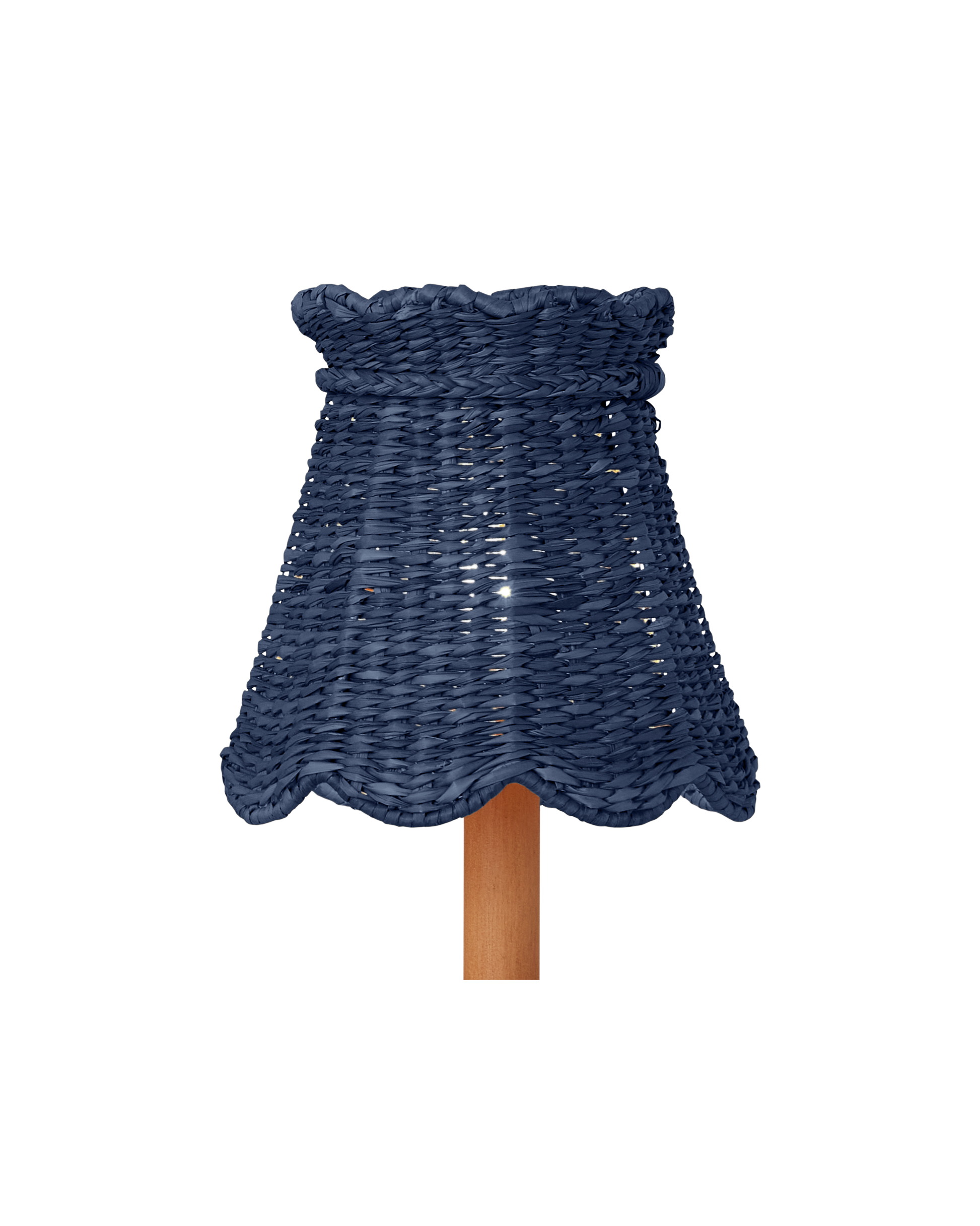 Annabelle Indigo Tapered Chandelier Shade