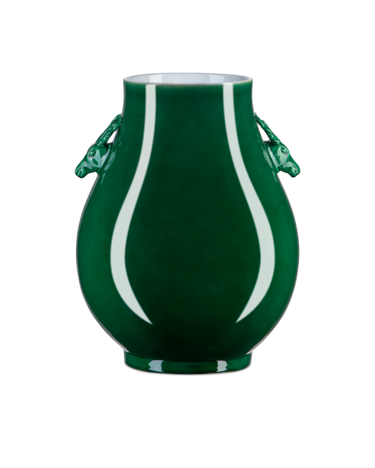Imperial Green Deer Ears Vase