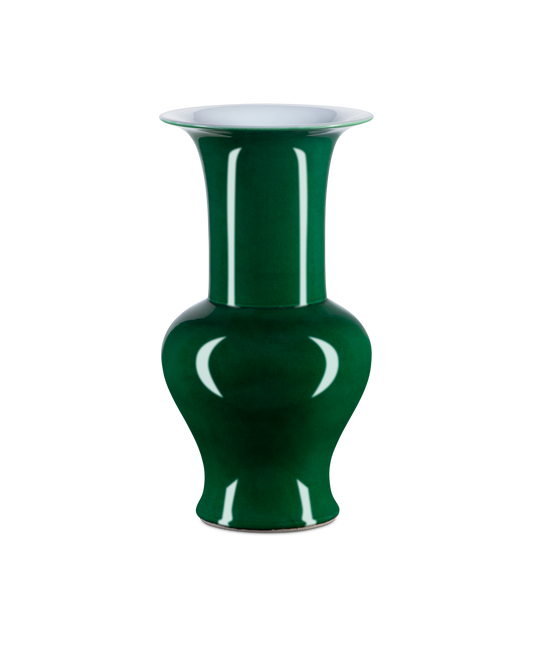 Imperial Green Corolla Vase