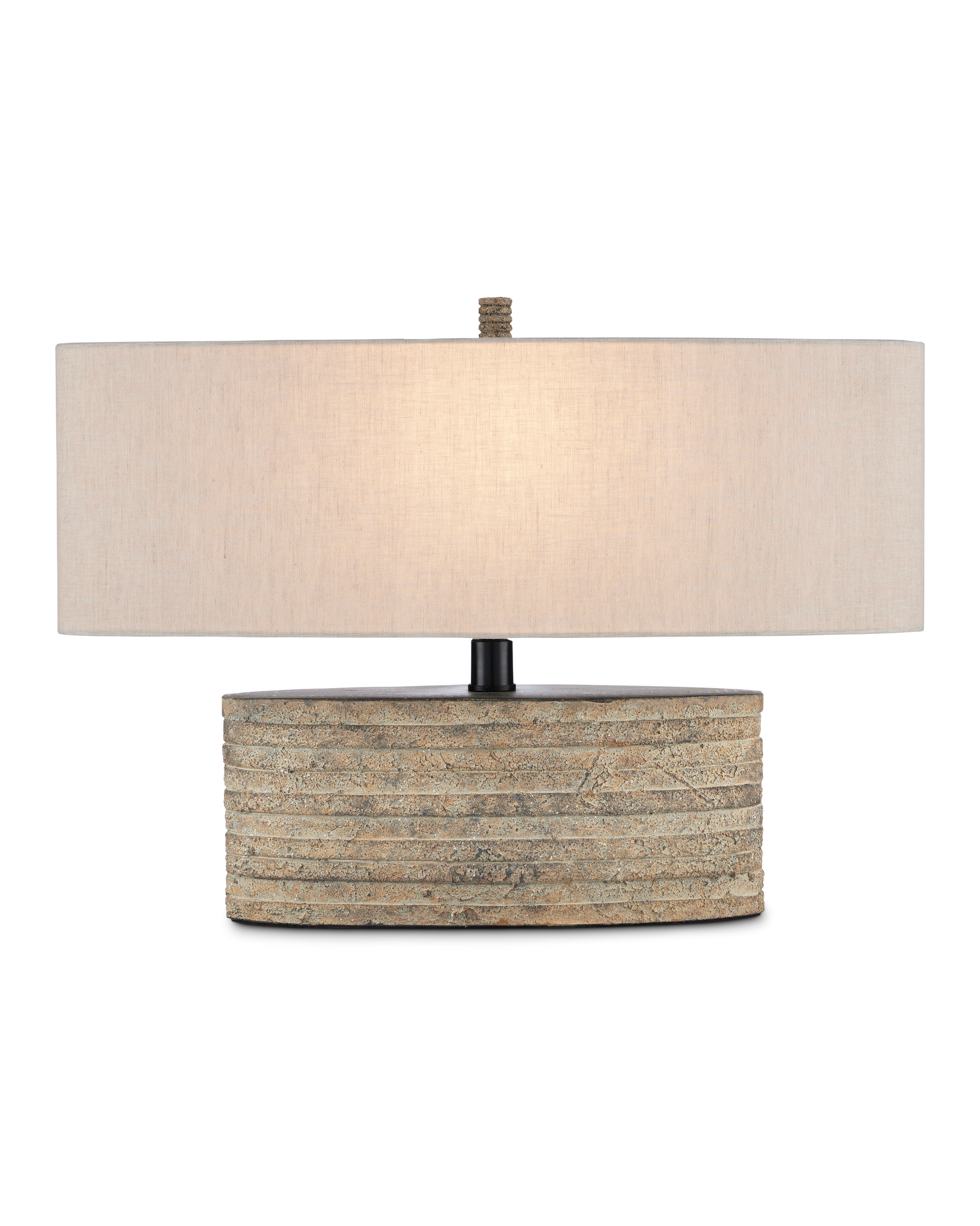 Innkeeper Rustic Oval Table Lamp