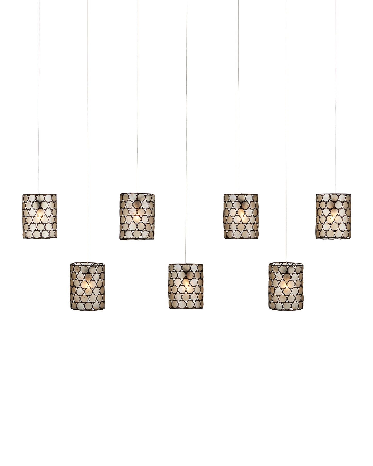Regatta 7-Light Linear Multi-Drop Pendant