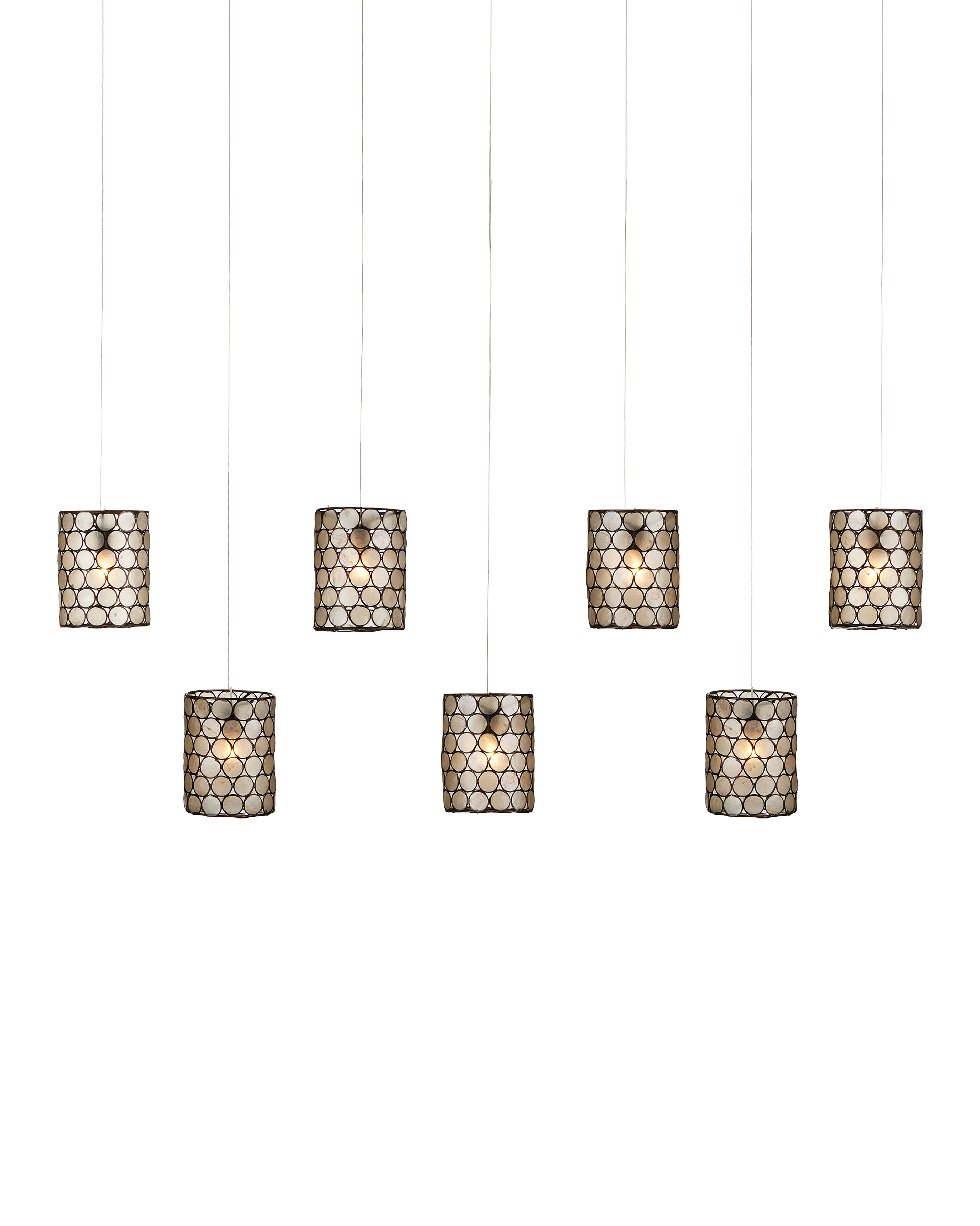 Regatta 7-Light Linear Multi-Drop Pendant