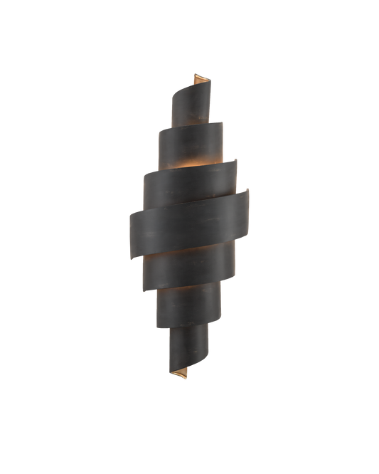 Chiffonade Black Wall Sconce