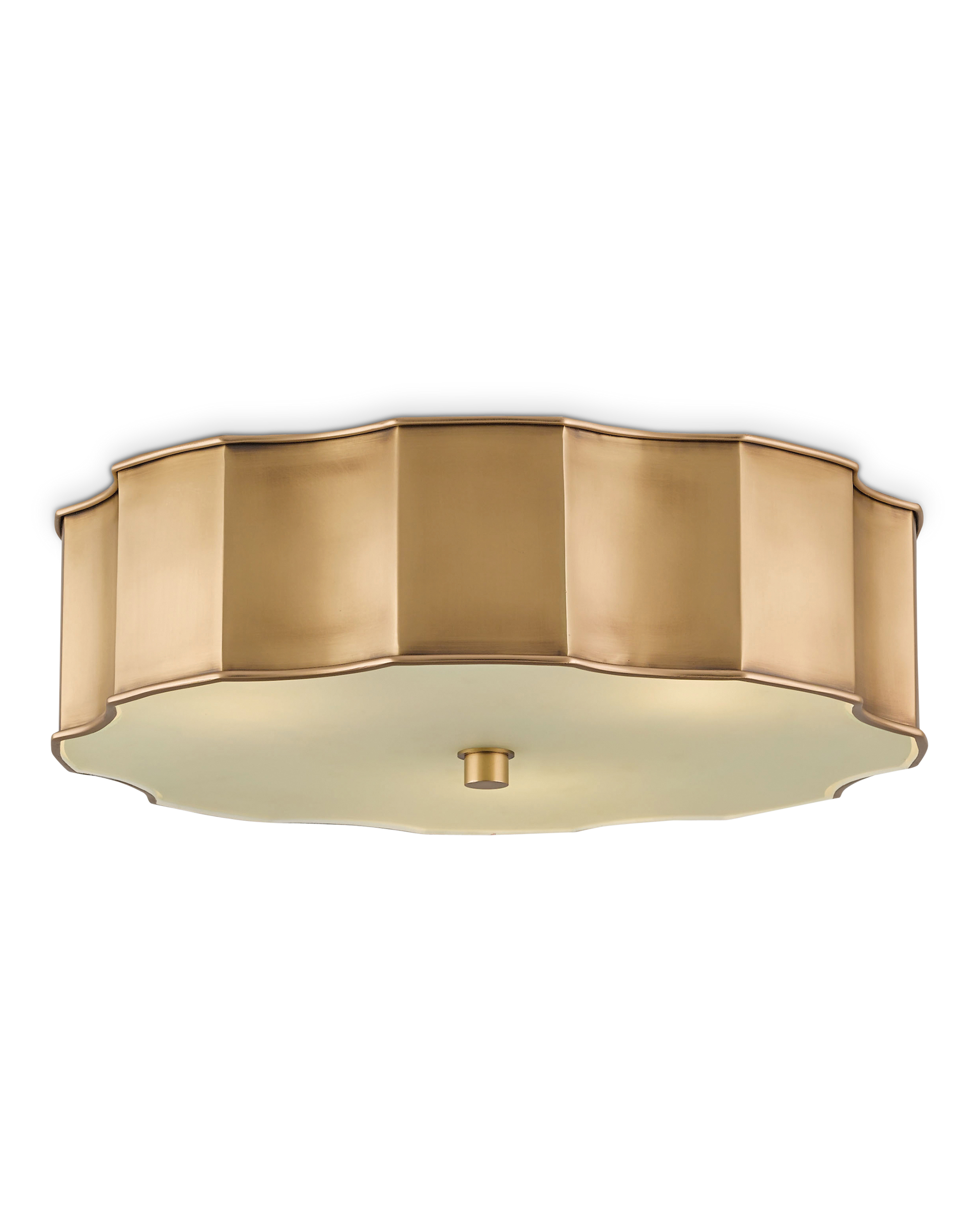 Wexford Brass Flush Mount