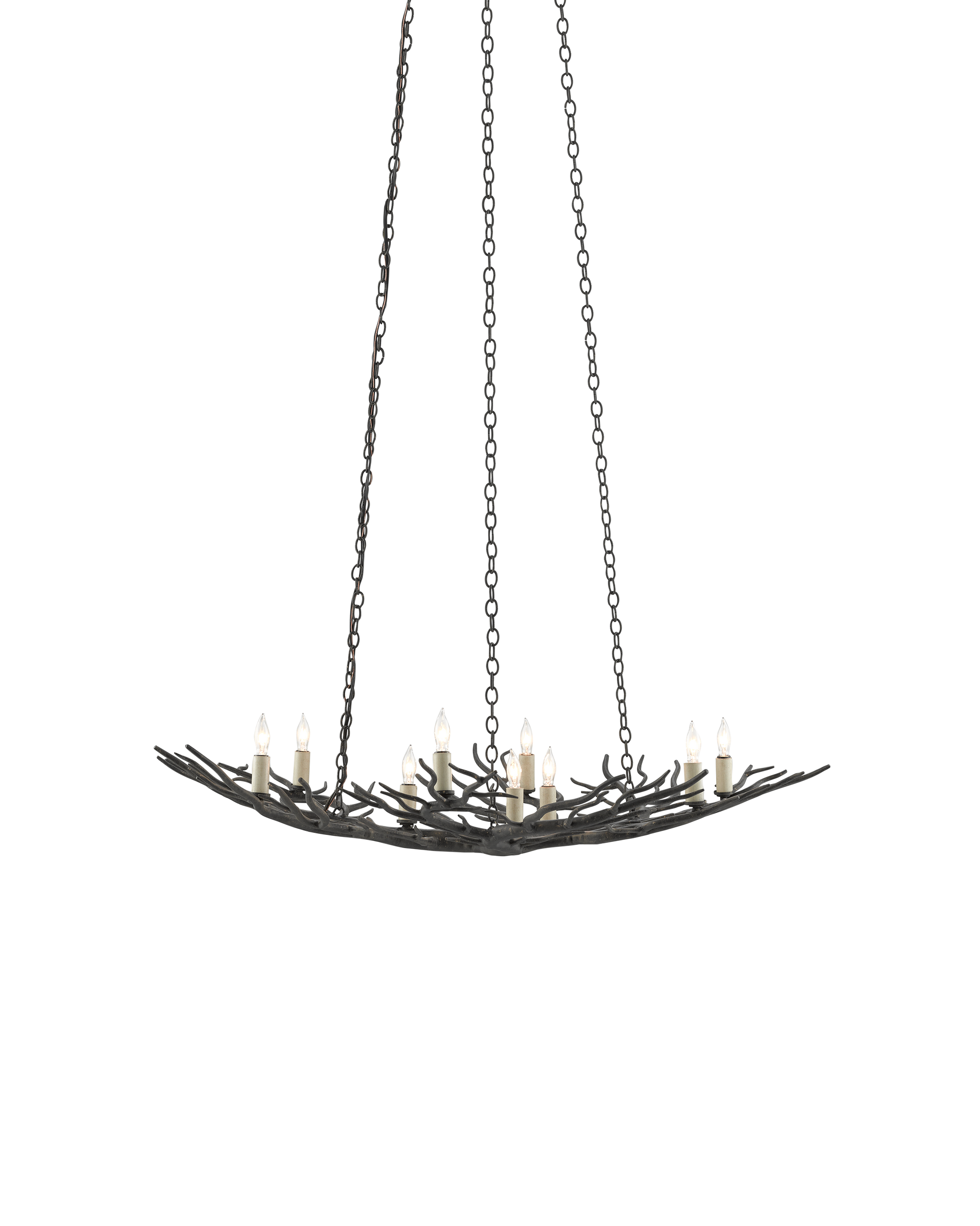 Rainforest Small Bronze Chandelier