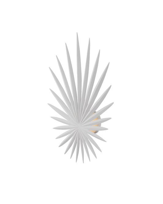Bismarkia White Wall Sconce