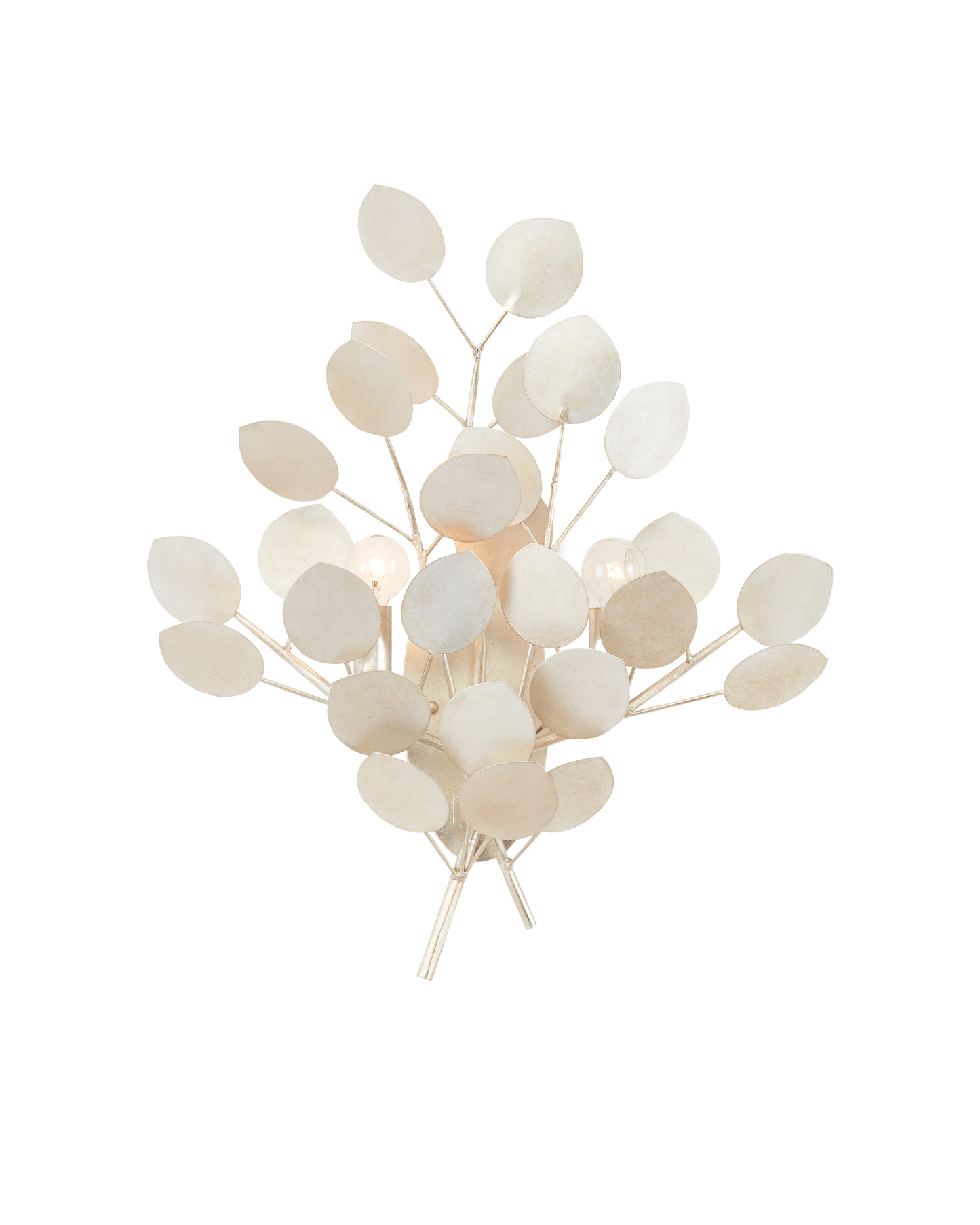 Lunaria Silver Wall Sconce