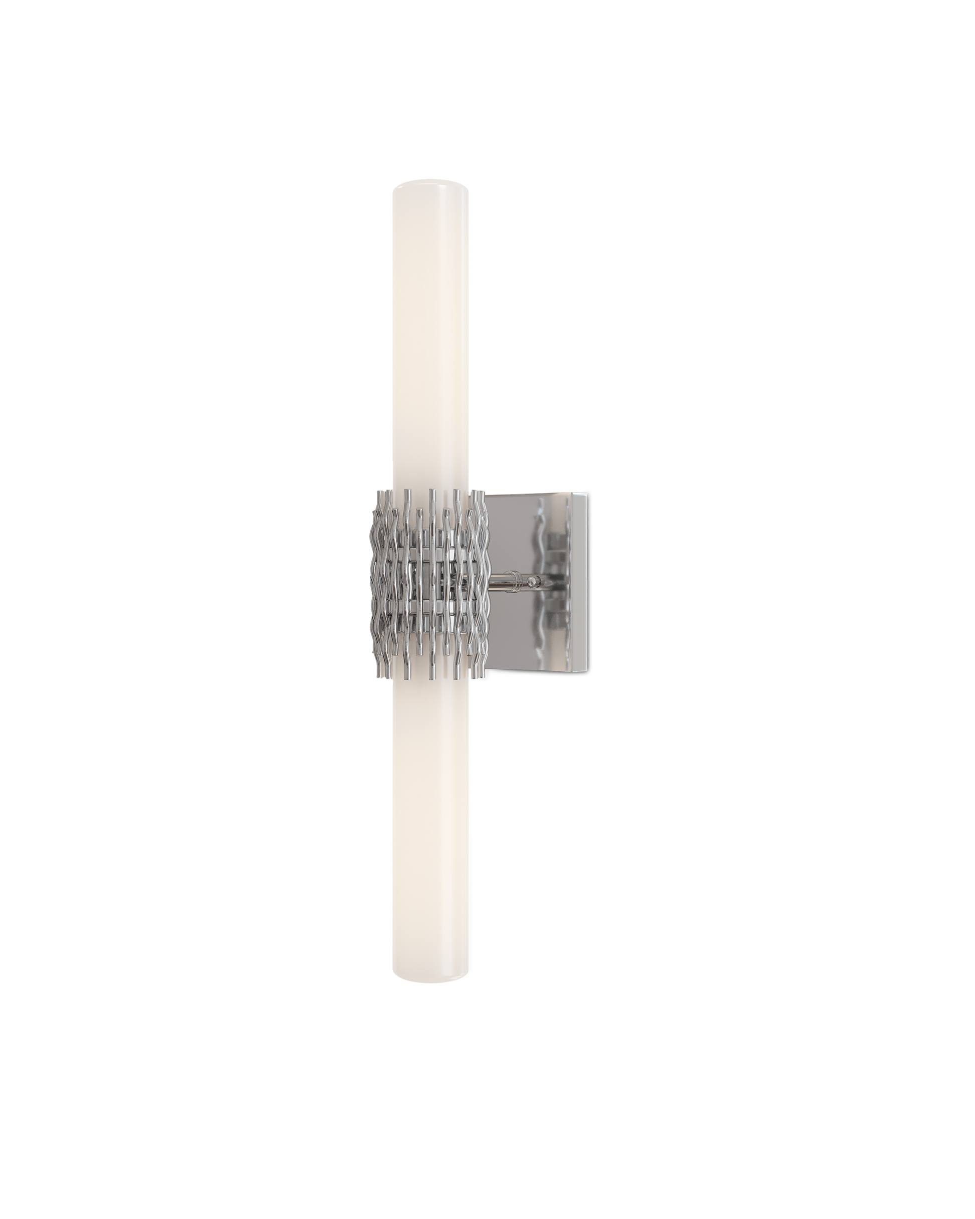 Brietta Nickel Bath Wall Sconce