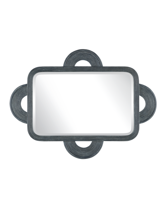 Santos Vintage Navy Rectangular Mirror