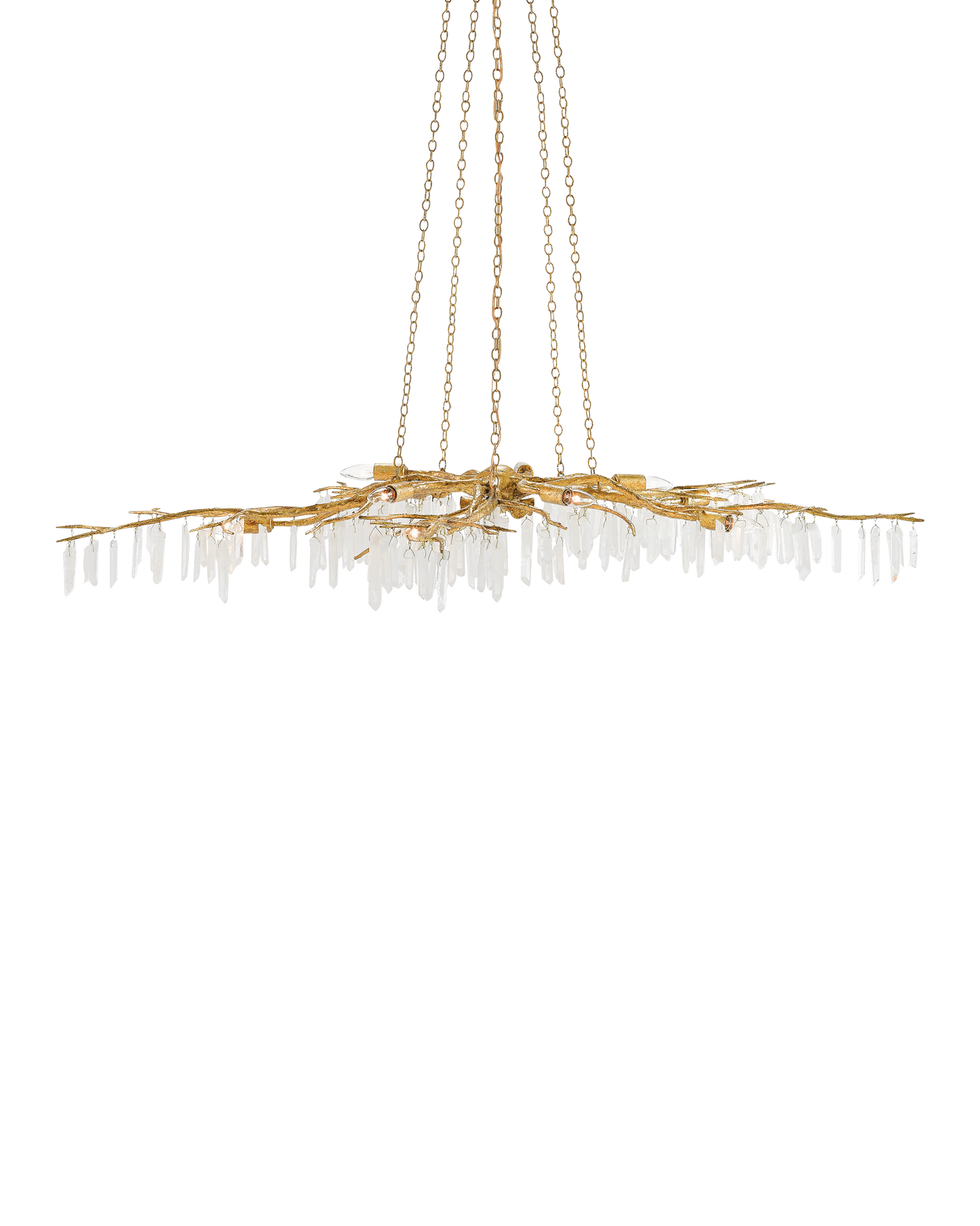 Forest Light Gold Chandelier