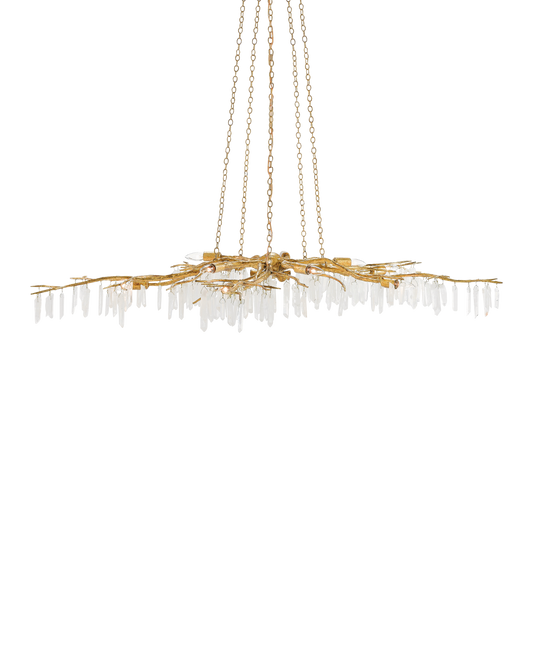 Forest Light Gold Chandelier