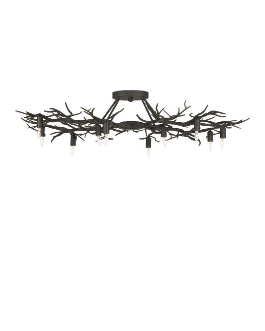 Rainforest Bronze Semi-Flush Mount