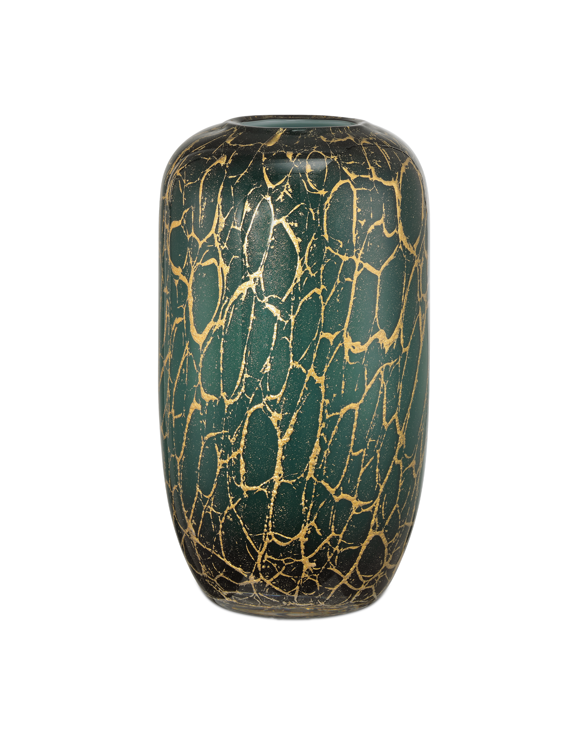 Vitry Green & Gold Vase