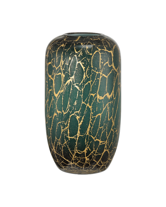Vitry Green & Gold Vase