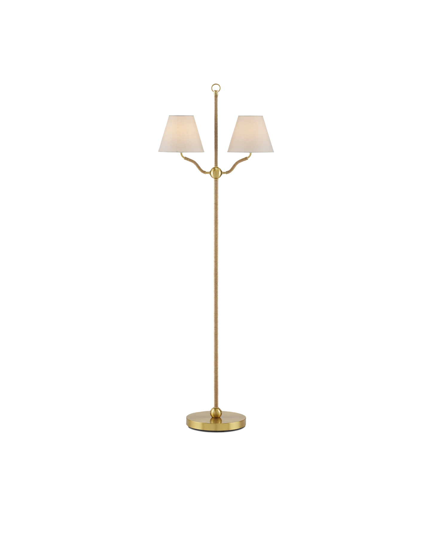 Sirocco Brass Floor Lamp