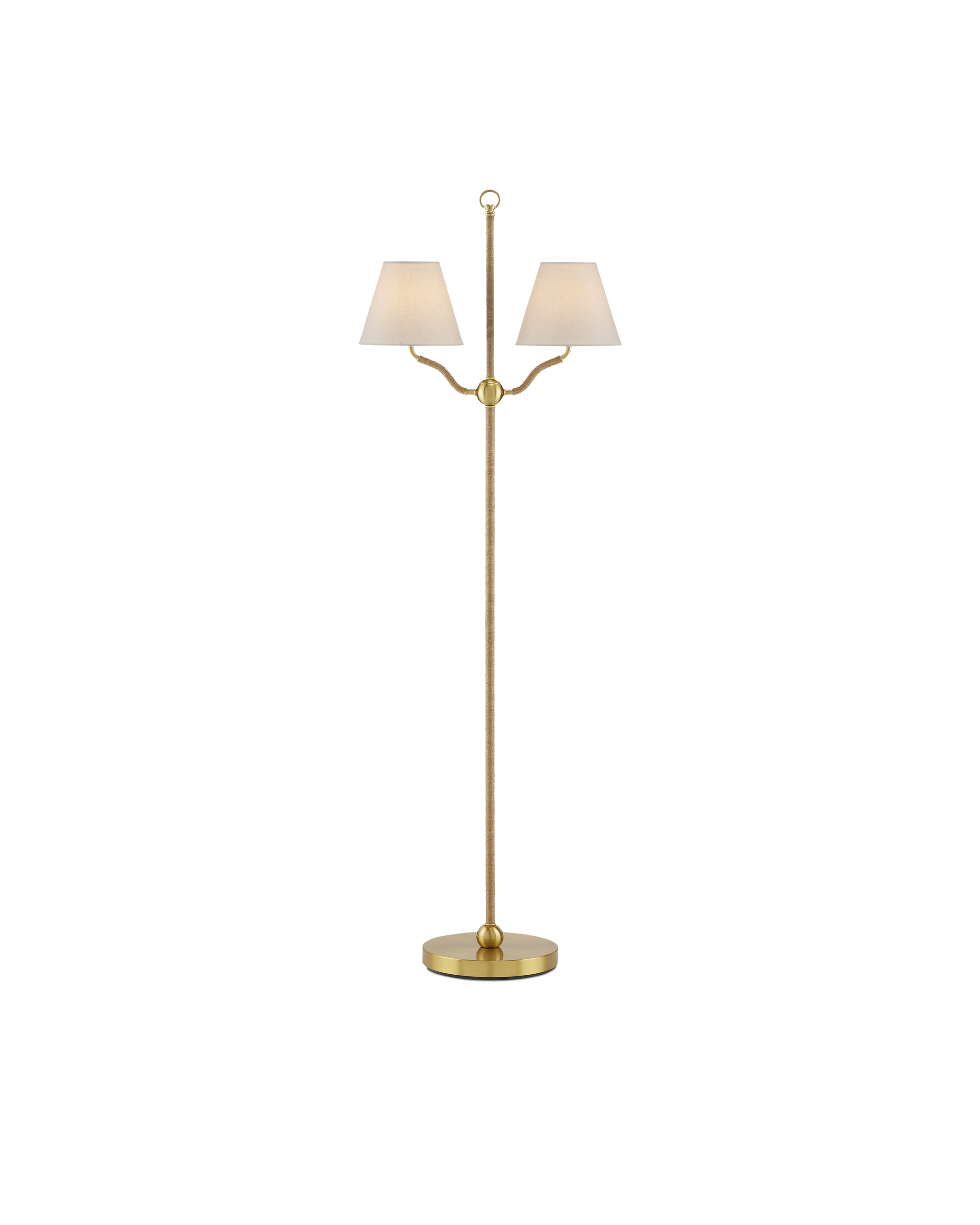 Sirocco Brass Floor Lamp