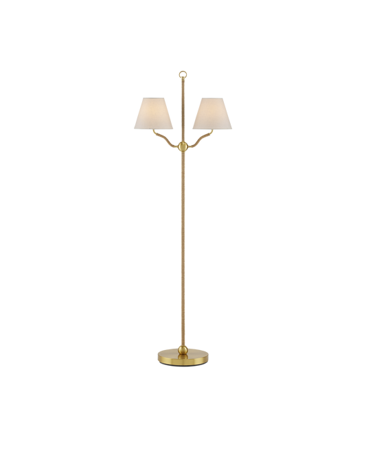 Sirocco Brass Floor Lamp