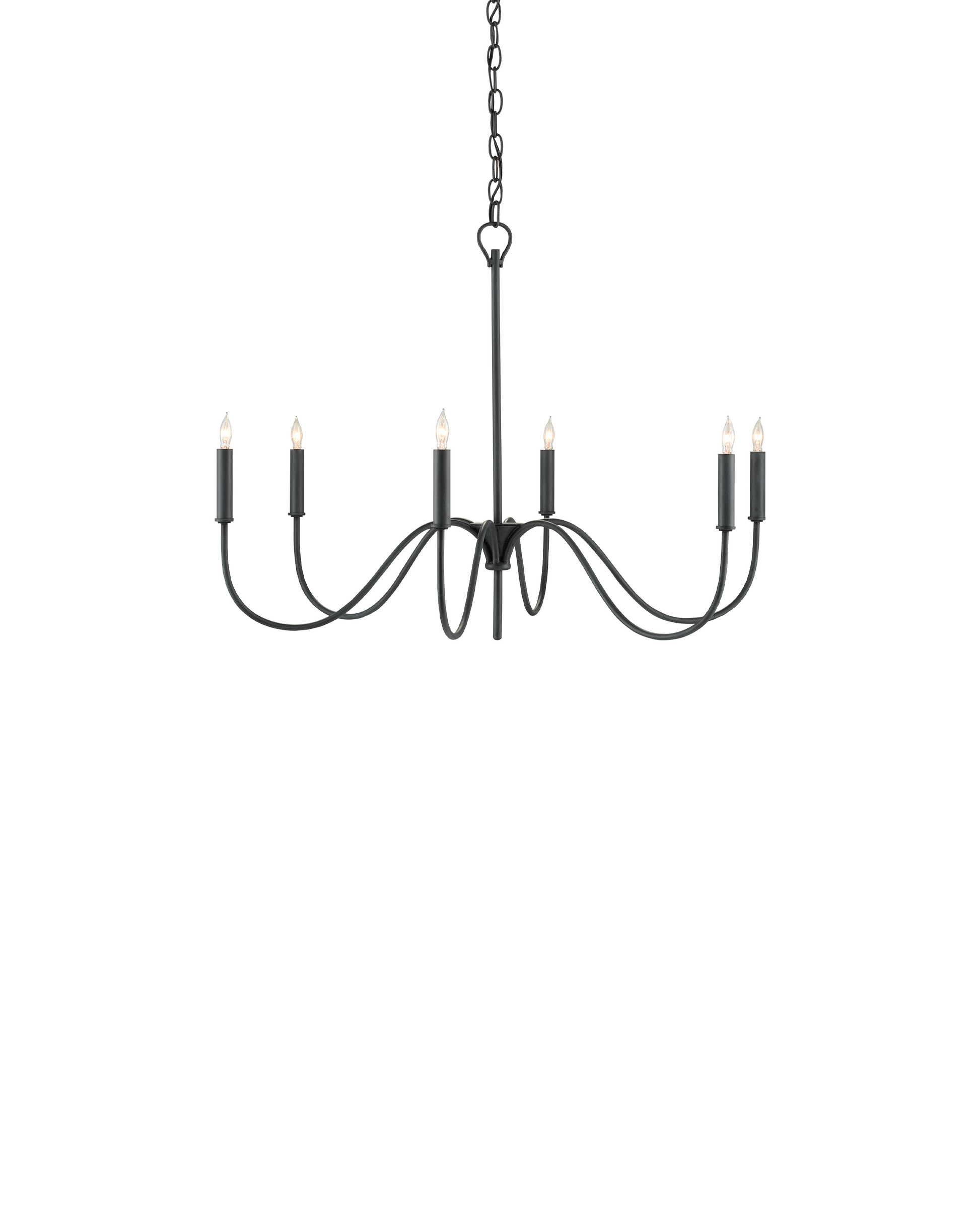 Tirrell Small Black Chandelier
