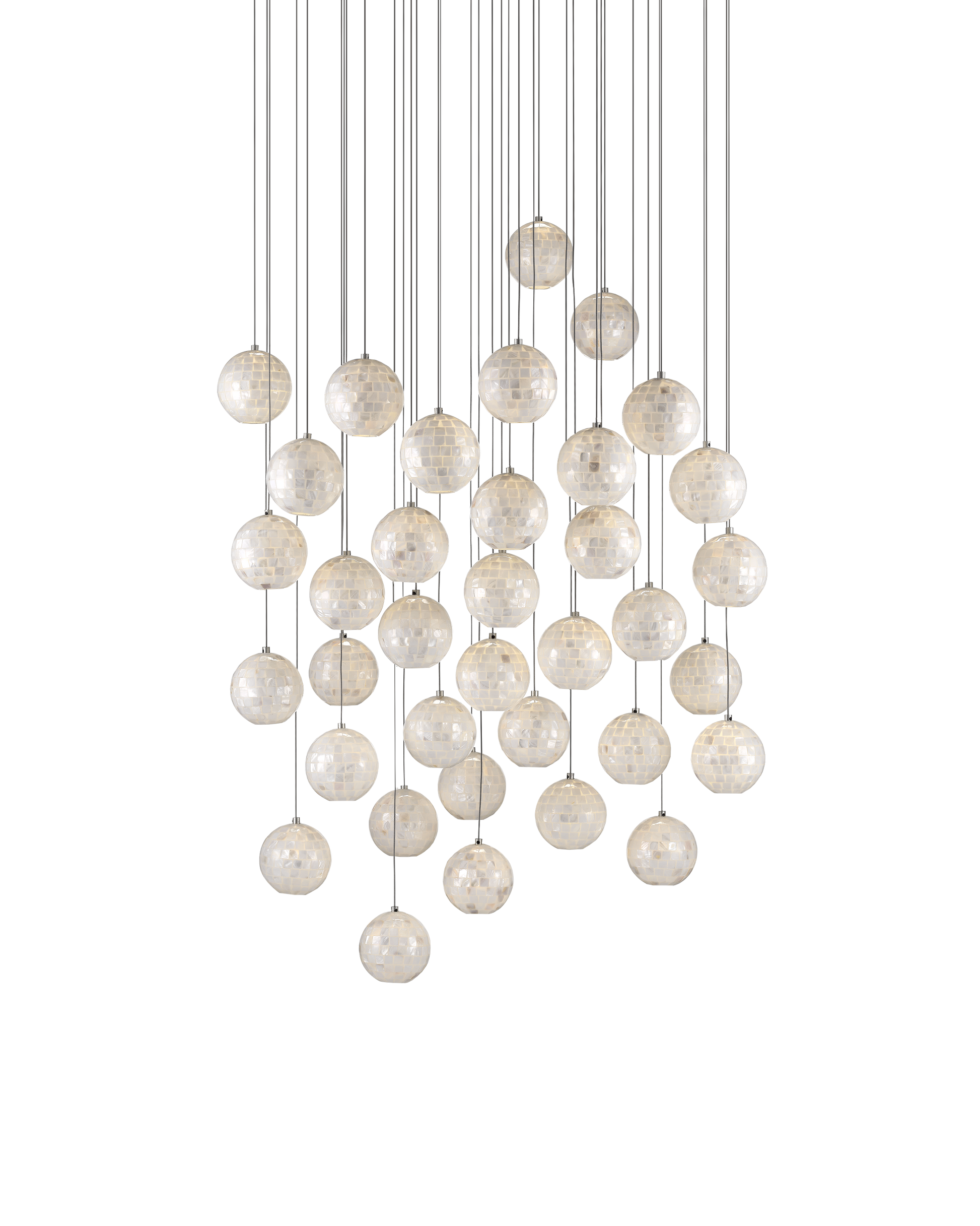 Finhorn 36-Light Round Multi-Drop Pendant