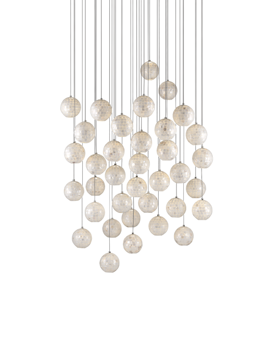 Finhorn 36-Light Round Multi-Drop Pendant