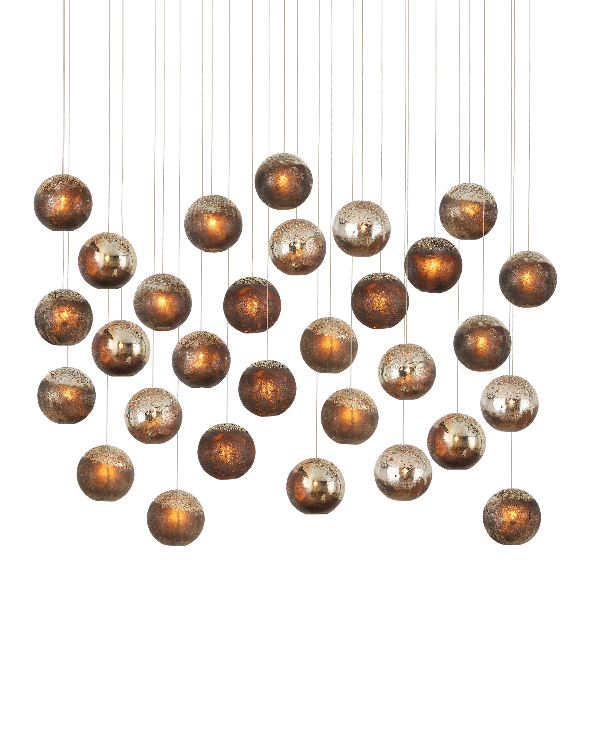 Pathos 30-Light Linear Multi-Drop Pendant