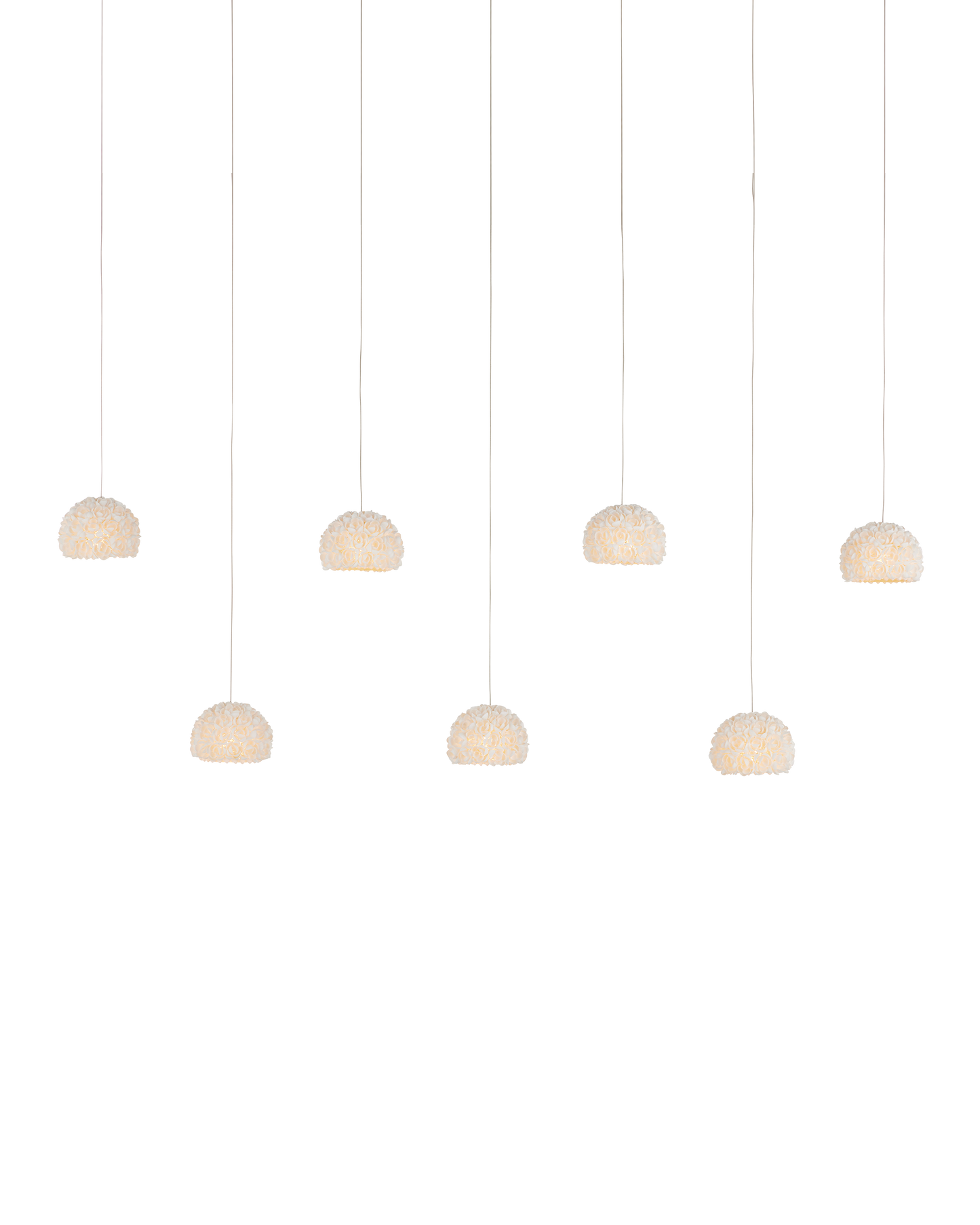 Virtu 7-Light Linear Multi-Drop Pendant