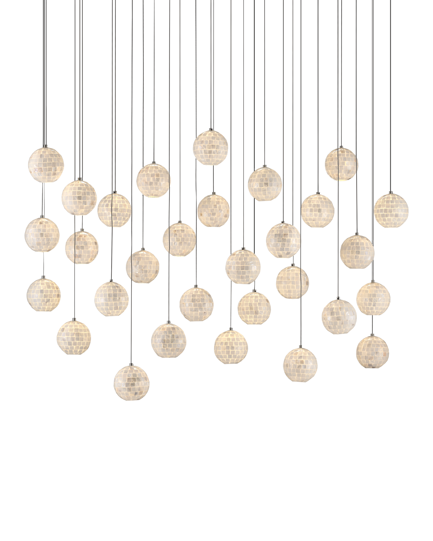 Finhorn 30-Light Linear Multi-Drop Pendant
