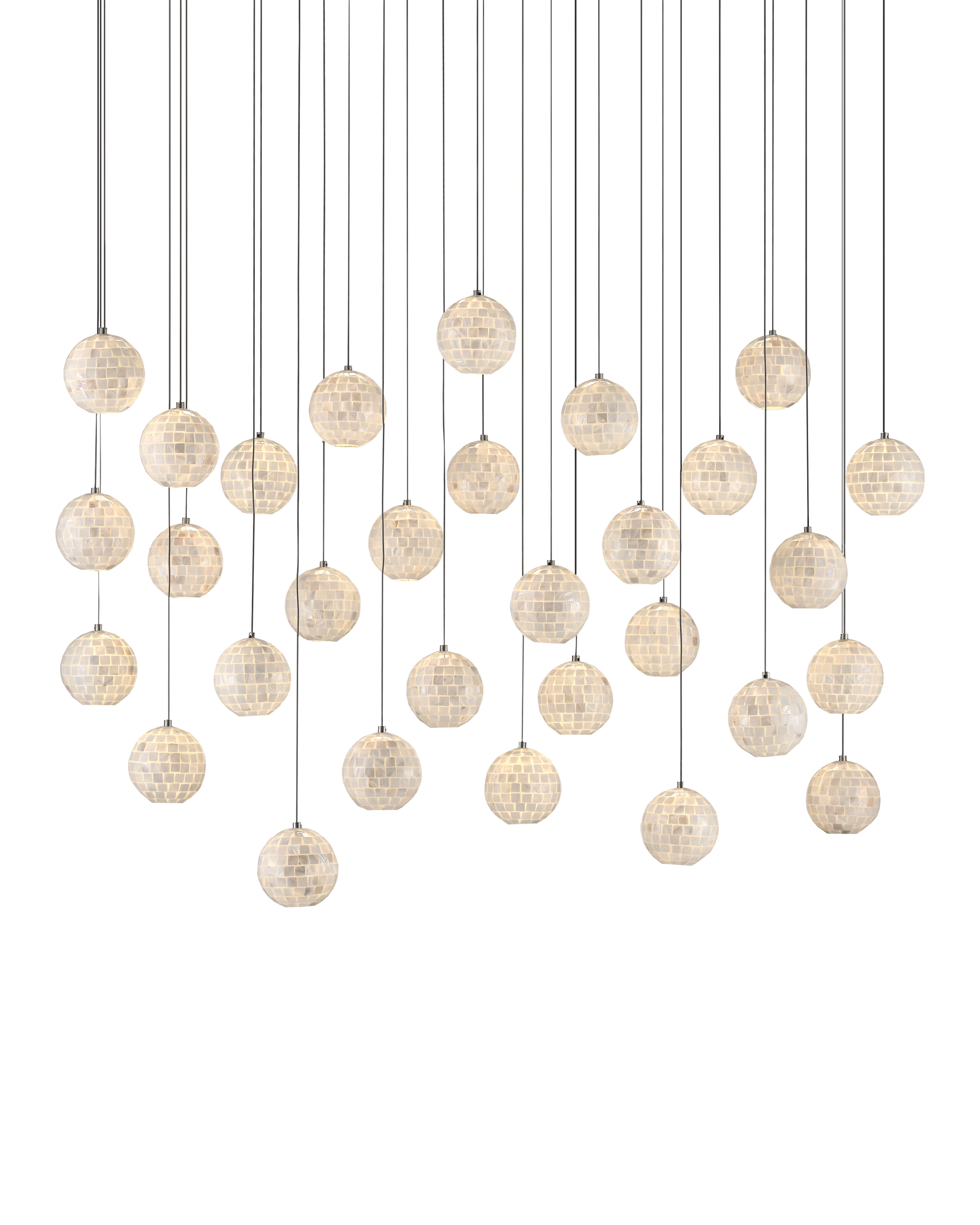 Finhorn 30-Light Linear Multi-Drop Pendant