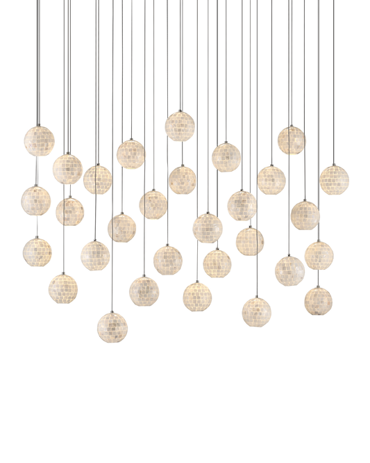 Finhorn 30-Light Linear Multi-Drop Pendant