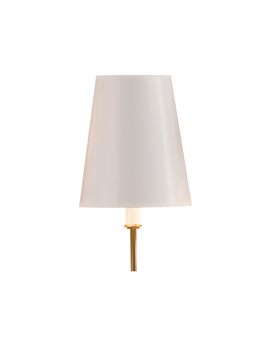 White Paper Tapered Chandelier Shade