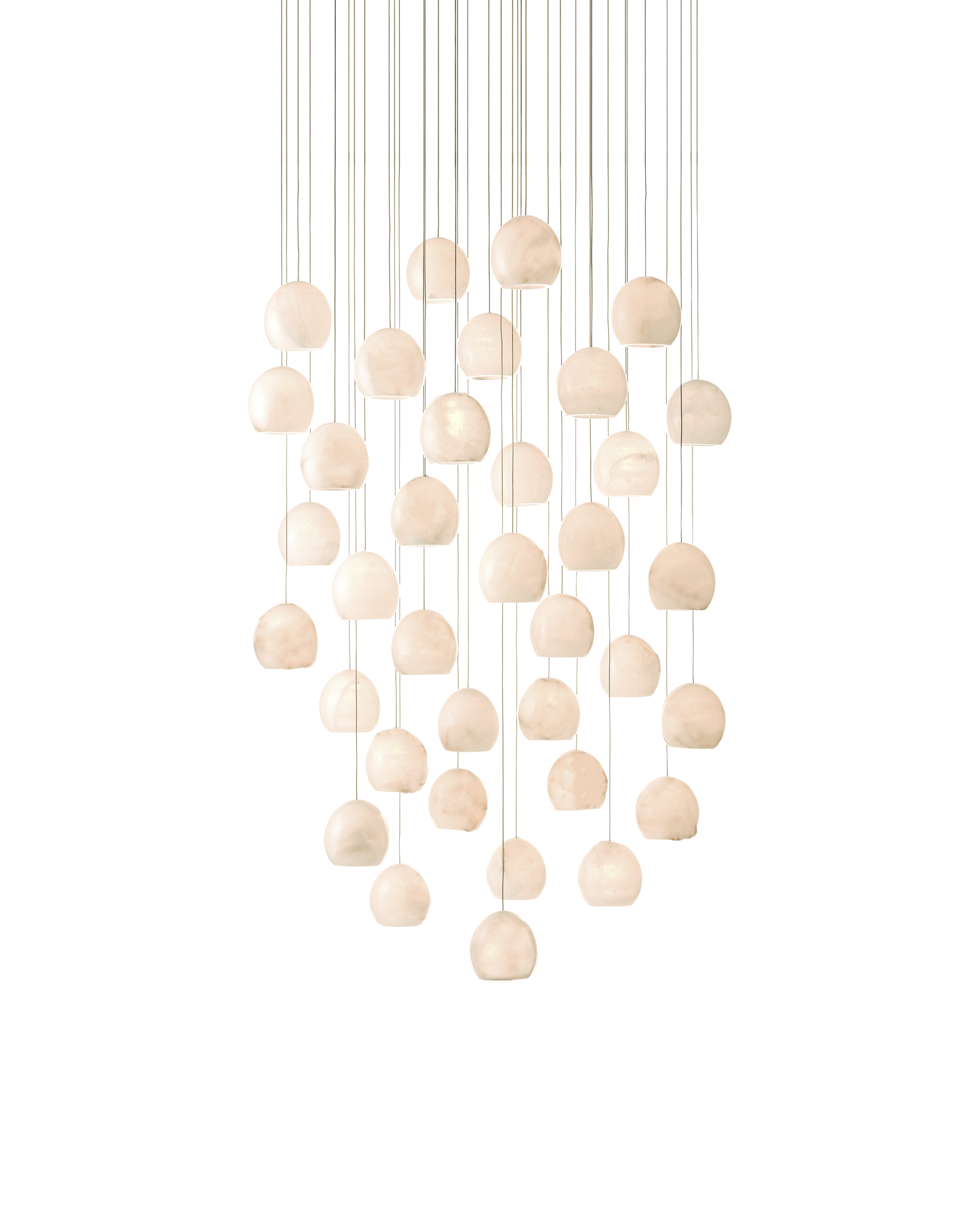 Lazio 36-Light Round Multi-Drop Pendant