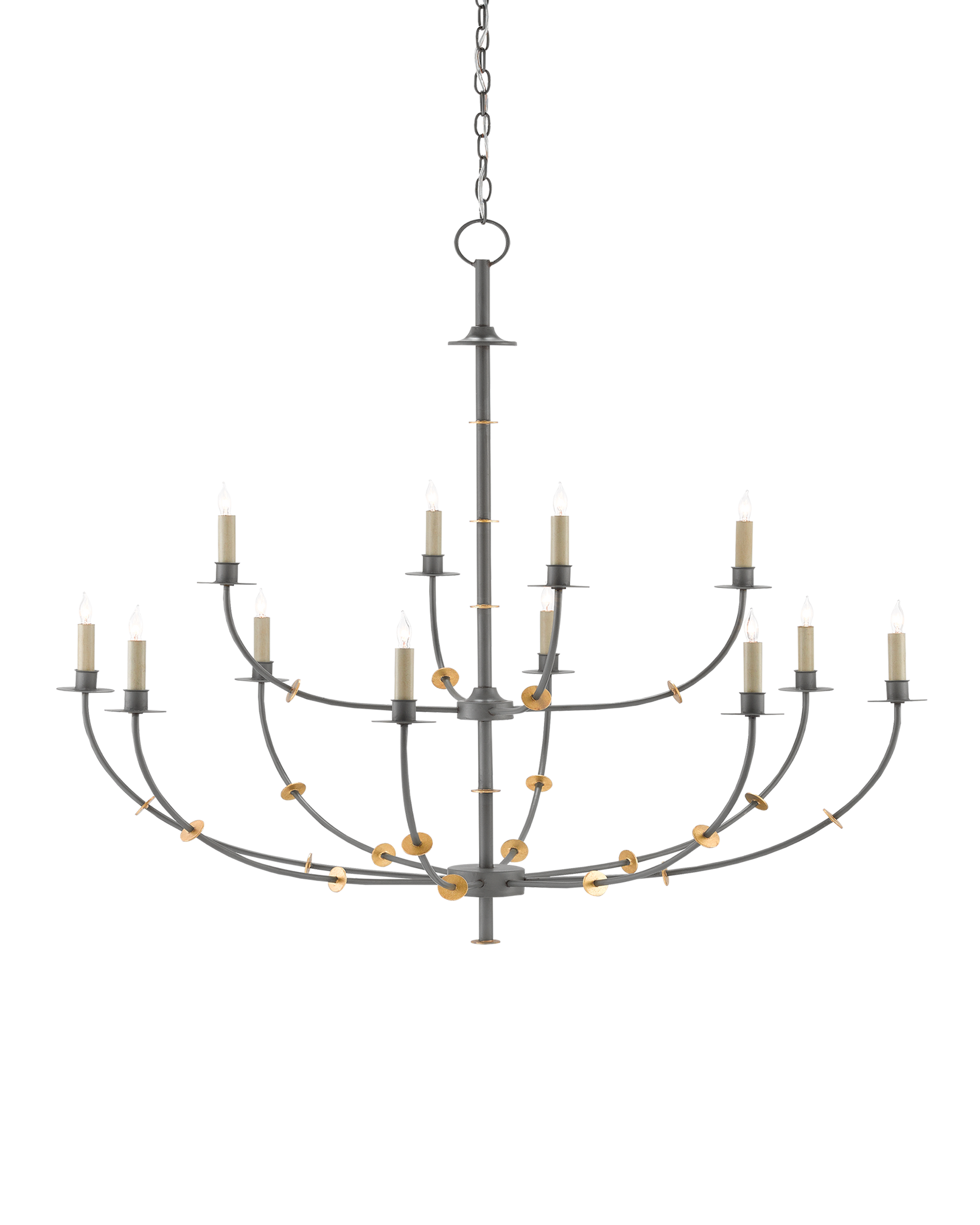 Balladier Gray Chandelier
