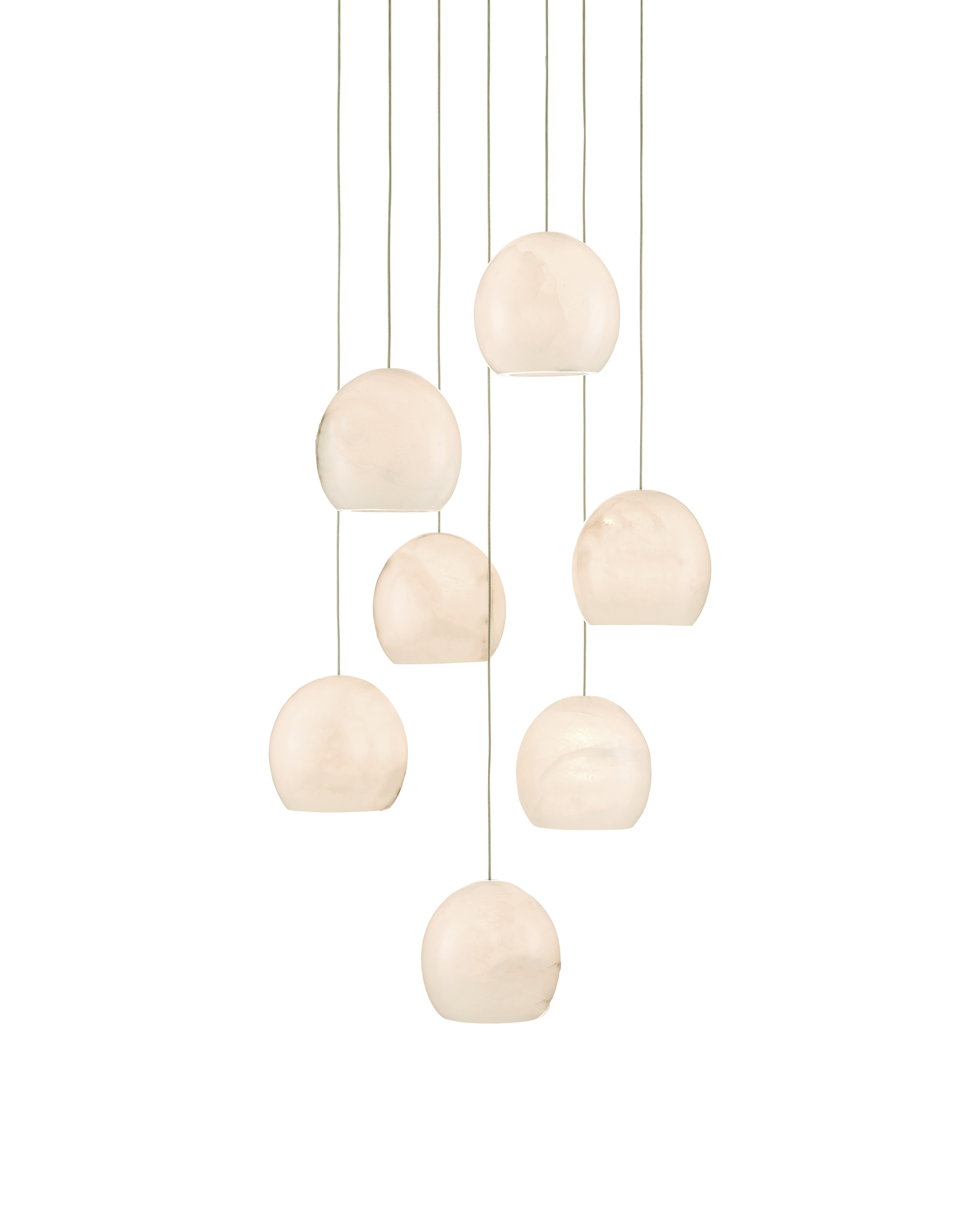 Lazio 7-Light Round Multi-Drop Pendant