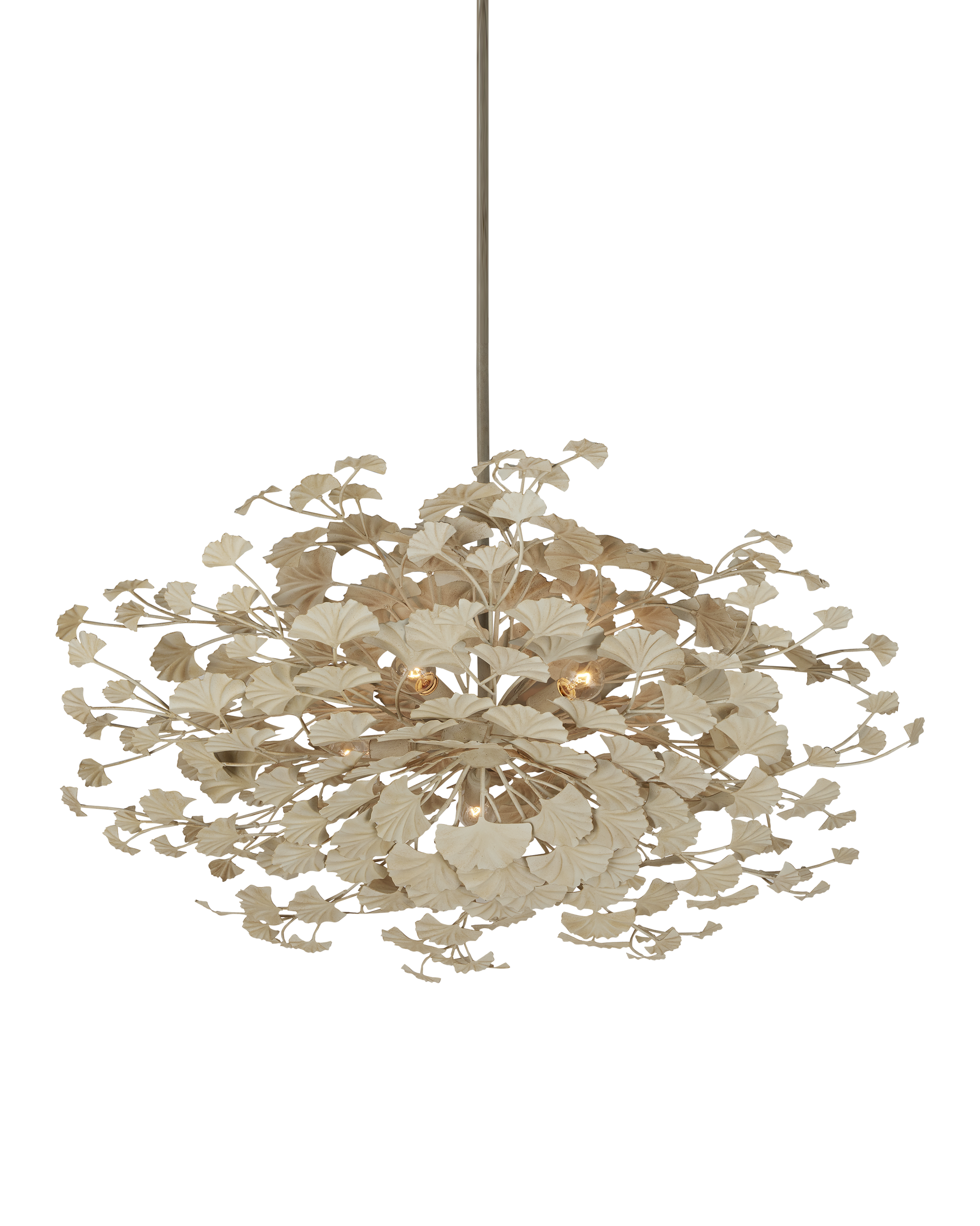 Maidenhair Cream Semi-Flush Mount