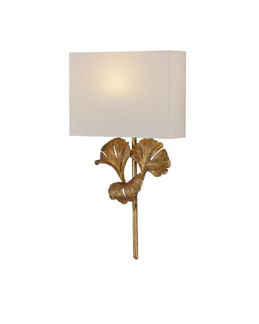 Gingko Gold Wall Sconce