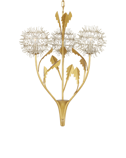 Dandelion Silver & Gold Pendant