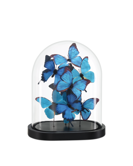 Rue de Bac Blue Medium Butterflies