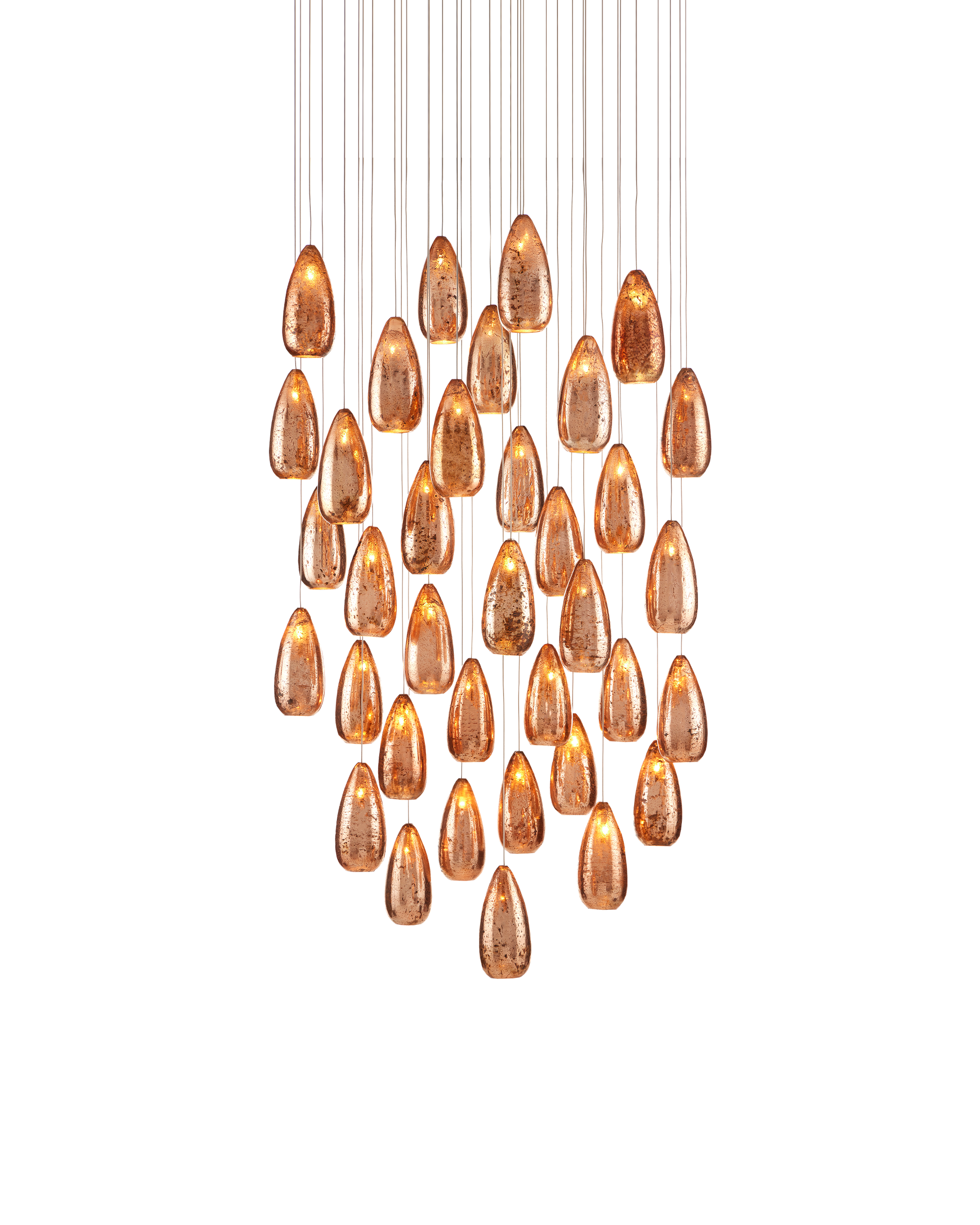 Rame 36-Light Round Multi-Drop Pendant