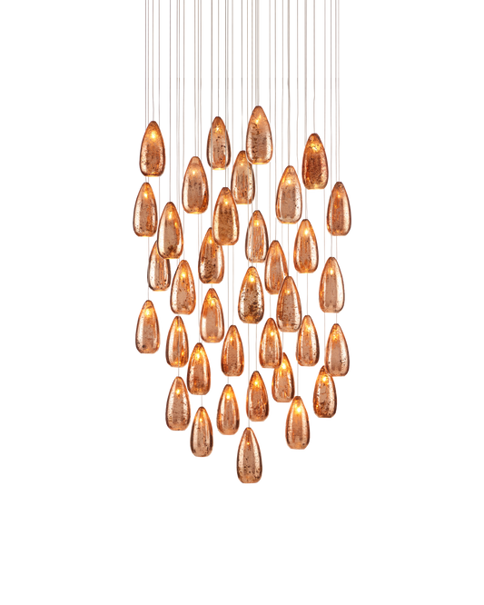 Rame 36-Light Round Multi-Drop Pendant