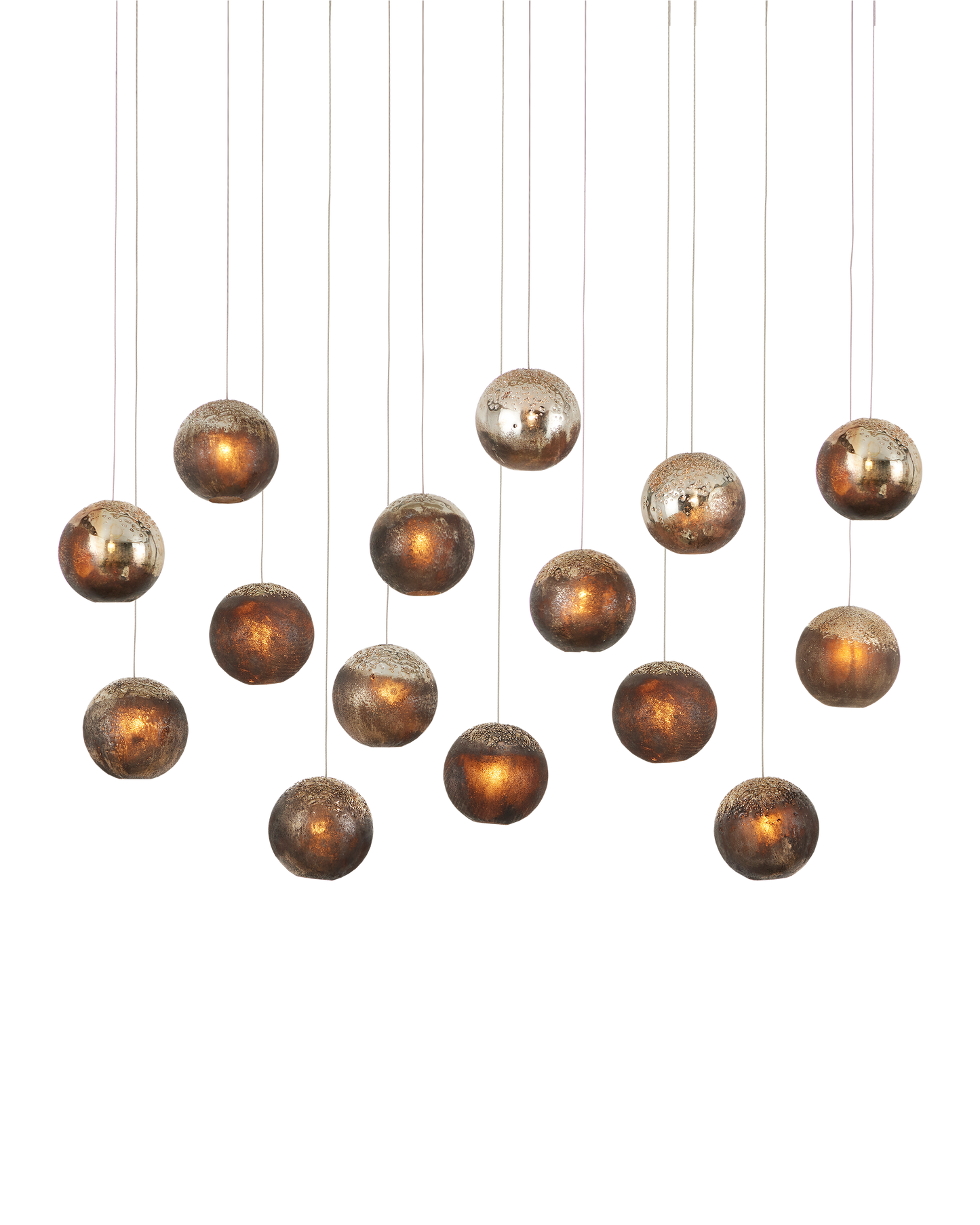 Pathos 15-Light Linear Multi-Drop Pendant