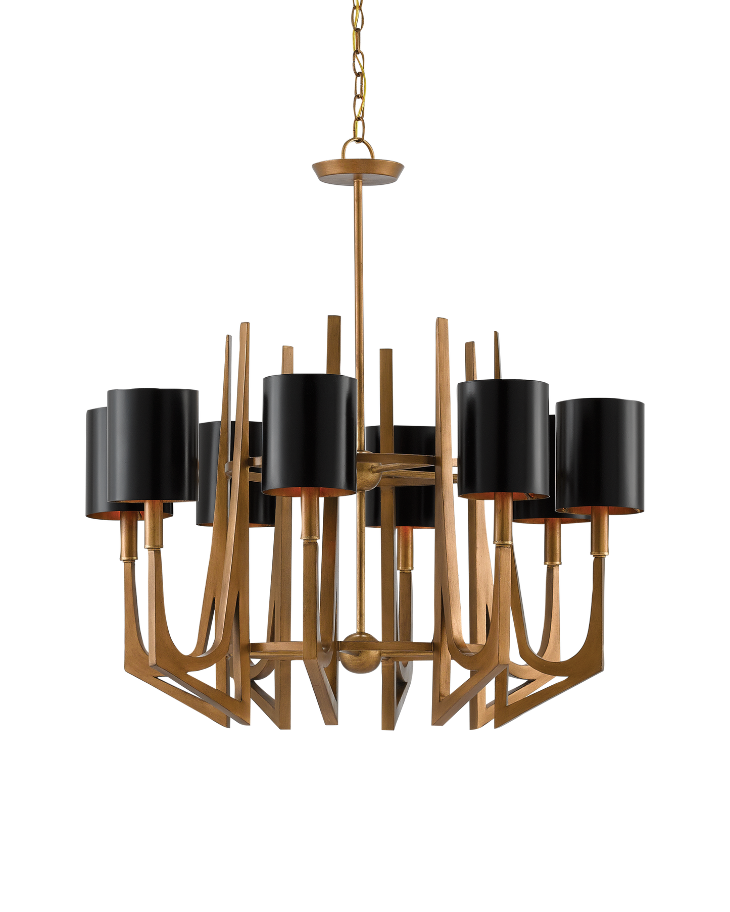 Umberto Brass Chandelier