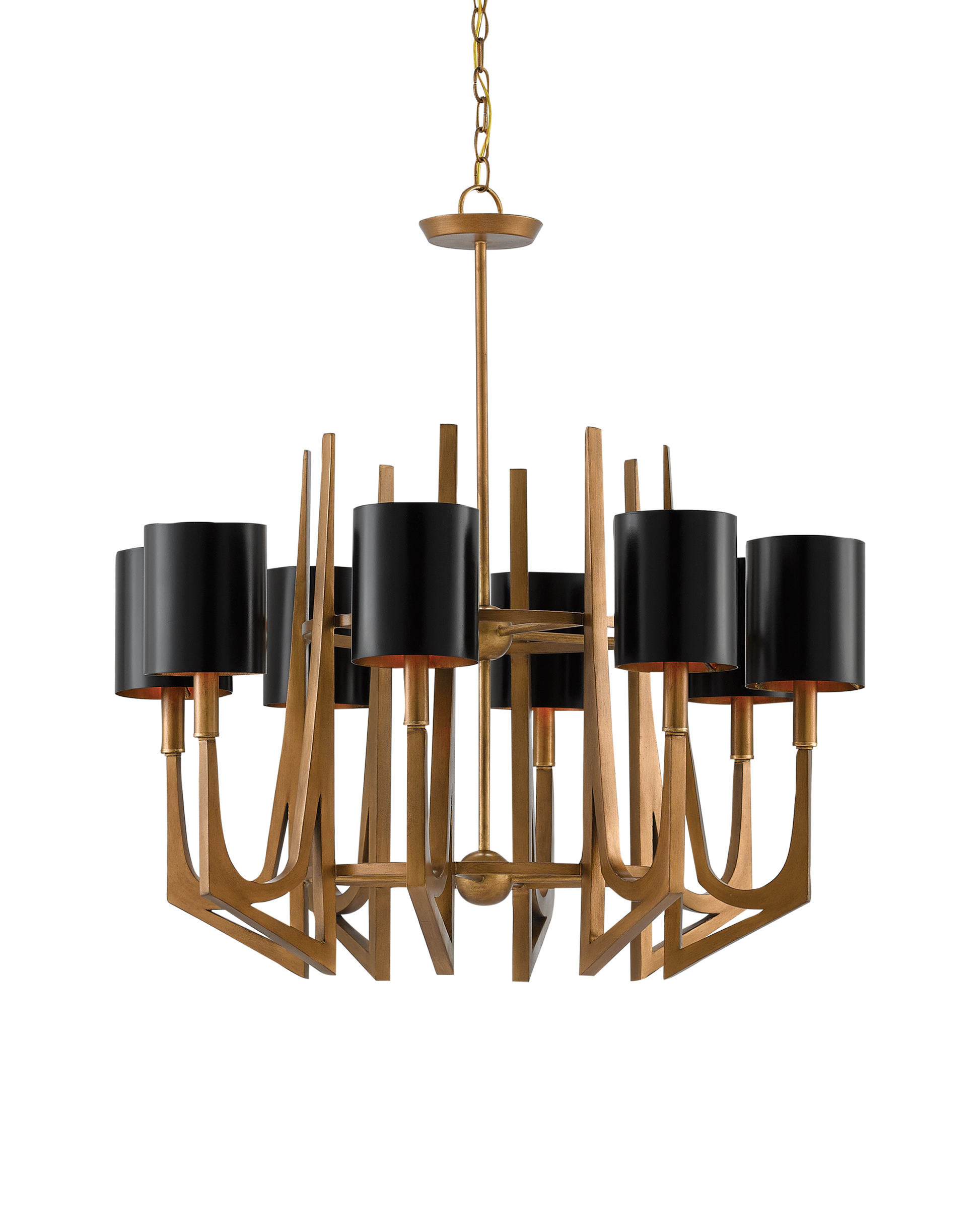 Umberto Brass Chandelier