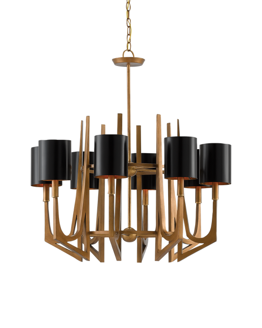 Umberto Brass Chandelier