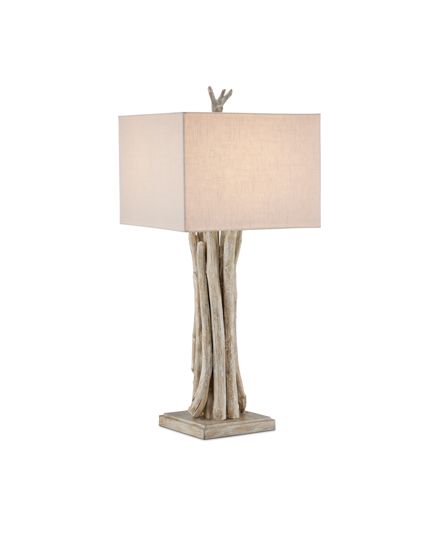 Driftwood Whitewash Table Lamp