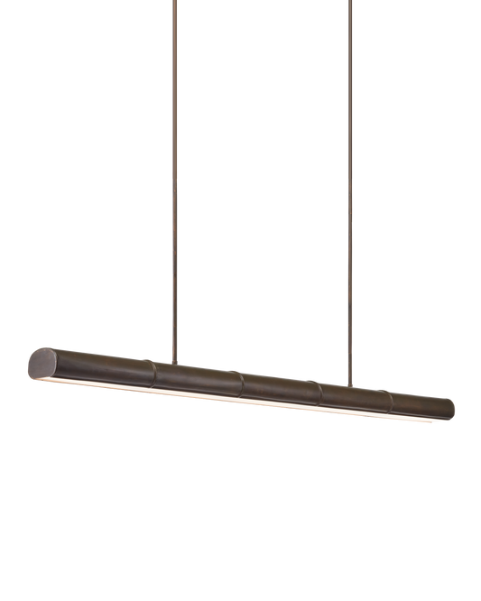 Lyon Large Bronze Linear Chandelier