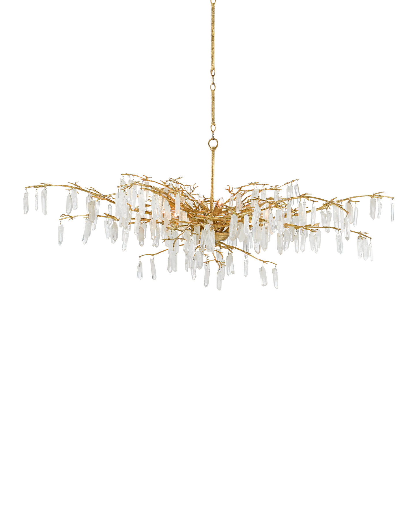 Forest Dawn Gold Chandelier