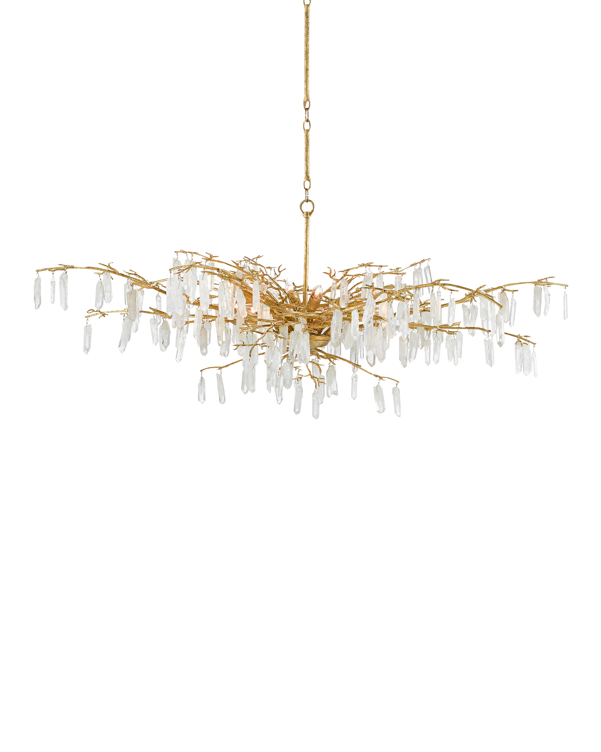 Forest Dawn Gold Chandelier